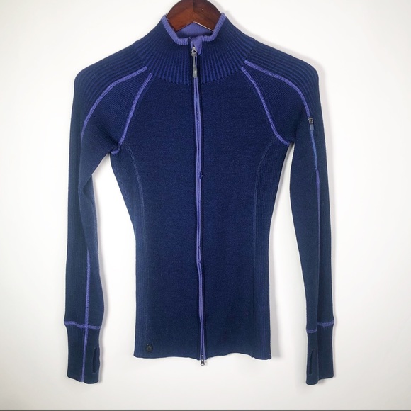 Athleta Sweaters - Athleta Giant Slalom Full Zip Sweater XS Imperfect